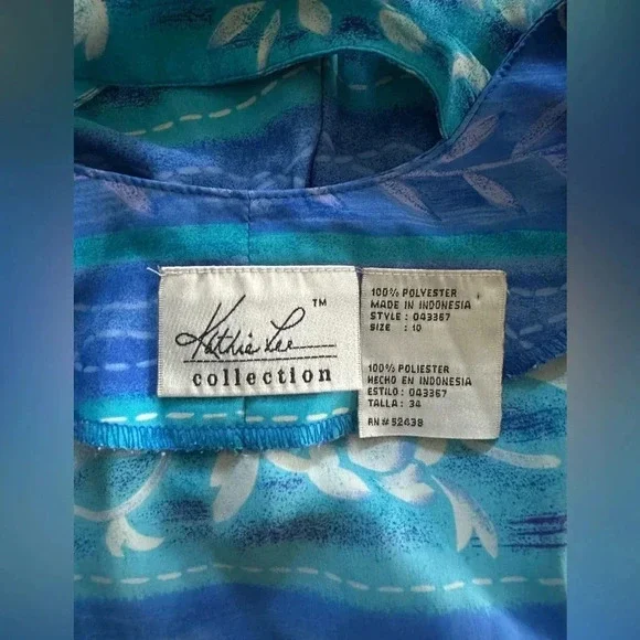 Vintage Kathie Lee Beach Romper Size 10 - Picture 4 of 11